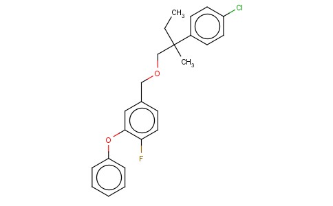 4-((2-(4-CHLOROPHENYL)-2-METHYLBUTOXY)METHYL)-1-FLUORO-2-PHENOXYBENZEN E